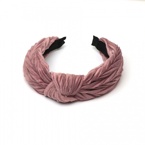 Dusky Pink Crushed Velvet Headband by Peace Of Mind